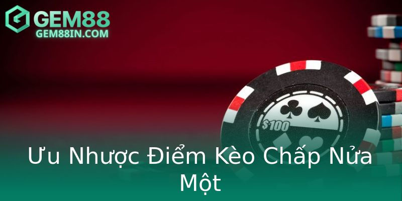 Ưu Nhược Điểm Kèo Chấp Nửa Một Ưu Nhược Điểm Kèo Chấp Nửa Một